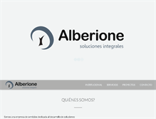 Tablet Screenshot of alberione.com.ar